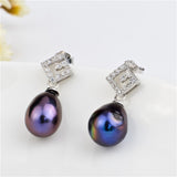Luxury Fancy Pearl Drop Mounting Earring For Women Jewelry