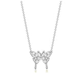 S925 Sterling Silver Dainty Butterfly Choker Necklace Birthday Jewelry Gifts for Women Girls Girlfriend Mom