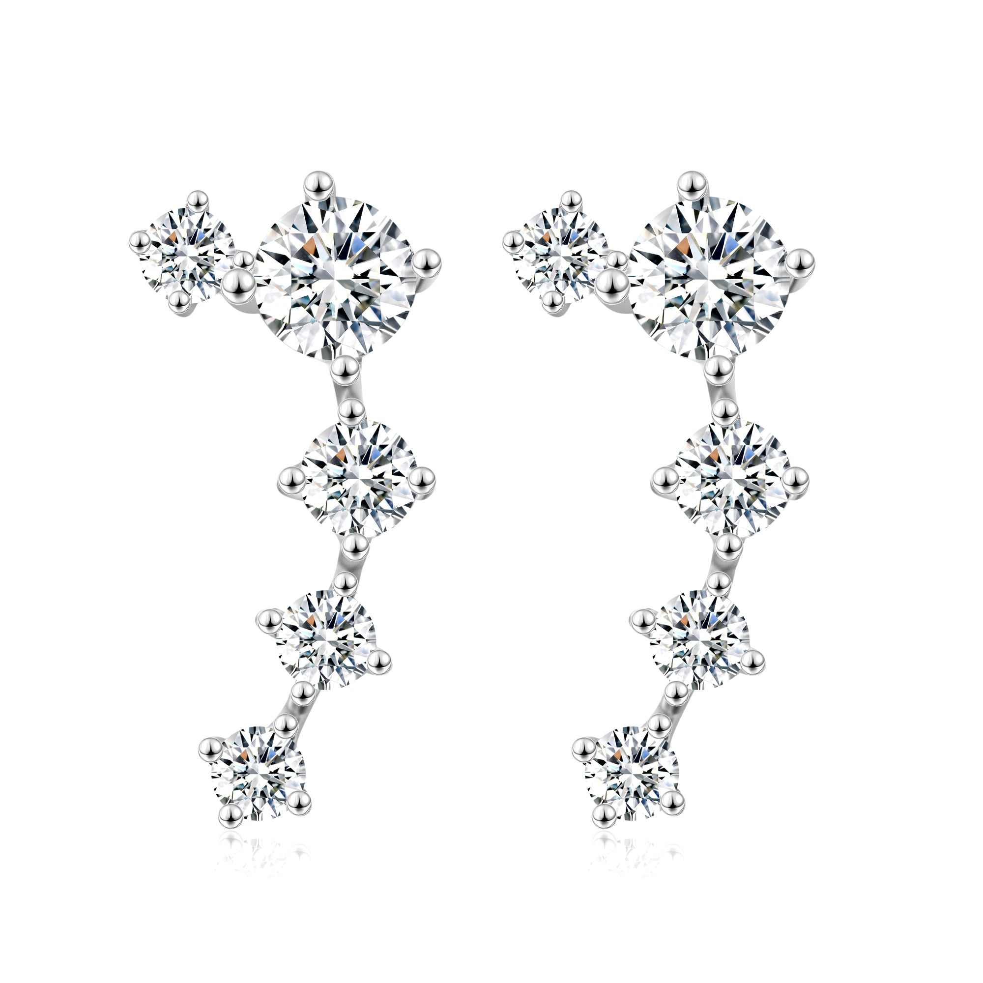 Fashion Jewellery Accessories Latest Design Shining Zirconia Earrings Designs