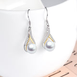 Pearl Dangle Earrings Pearl Drop Pendant Best Quality Earrings Designs