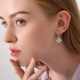 Celtic Knot Diamond Hollow Hanging Earrings Drop Women Summer Jewelry
