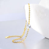 Pearl Adjustable Bracelet One Pearl Chain Jewelry Women Bracelet
