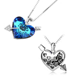 Cupid Arrow Necklace Best Jewelry Fashion 925 Sterling Silver Heart Necklace