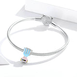 925 Sterling Silver Colorful Juicer Charm For DIY Bracelet Fashion Wedding Jewelry For Gift
