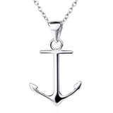 S925 Sterling Silver Boat Anchor pendant
