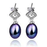 Luxury Fancy Pearl Drop Mounting Earring For Women Jewelry