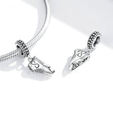 925 Sterling Silver Beautiful Shoes Beads Charm For Bracelet  Fashion Jewelry For Women and Men