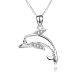 Human Friends Animal Dolphine Necklace 18 Inch Chain Jewelry Necklace
