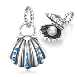 Shell Pearl 925 Sterling Silver Beads Charms 