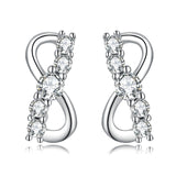 Elegant Eight Zirconia Stud Earring AAA Zircon Party Wedding Earrings for Women Fashion Jewelry