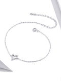 925 Sterling Silver Simple Chain Foot Anklet  Fashion Jewelry For Women