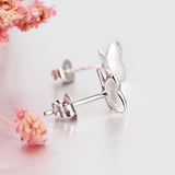 Jewelry Rhodium Plating Fashion Earring For Women Stud Butterfly Earrings