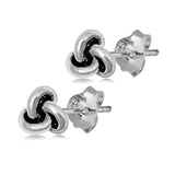  Silver Celtic Knot Stud Earrings