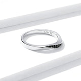 925 Sterling Silver Minimalism Ring Precious Jewelry For Women and Men