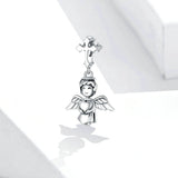 925 Sterling Silver Holy Angel Beads Charm For Bracelet  Fashion Jewelry For Women