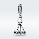 S925 Sterling Silver Zircon Sunny Doll Dangle Charms