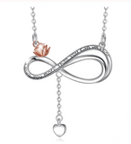  Infinite Love knot Necklace Pendant