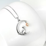 Animal Fox Necklace Wholesale 925 Sterling Silver For Gifts To Friends