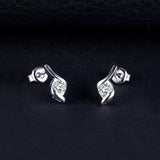 S925 Sterling Silver Korean Version Of The Simple Geometric Earrings Jewelry Cross-Border Exclusive