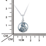 Double Engraved  Artgifts Design Pendant Necklace For Christmas Gift