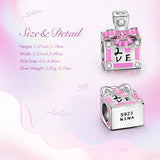 Mothers Day Gifts for Mom Love Perfume 925 Sterling Silver Charms Bead for Bracelet and Necklace, Special Gifts for Her