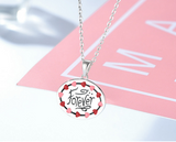 forever colorful drop love necklace pendant fashion for Valentine's Day present