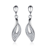 S925 Sterling Silver Temperament Micro-Set Geometric Earrings Earrings Jewelry Cross-Border Exclusive