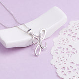 925 Sterling Silver Fashion Jewelry Woman Accessories Pendant Letter X