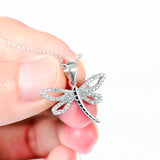 Animal Butterfly Necklace For Woman And Girls Wholesale 925 Sterling Silver Jewelry