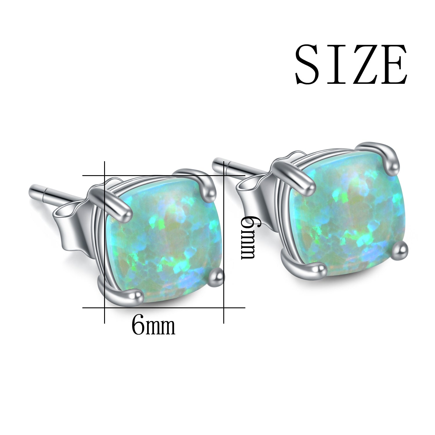 Fashion Colorful Opal Gemstone Earrings For Women Wholesale