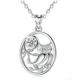 Owl Tree of Life Pendant Necklace