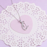 925 Sterling Silver Fashion Jewelry Woman Accessories Pendant Letter Q