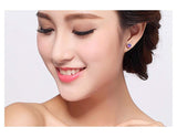 S925 Sterling Silver Korean Fashion Crown Earrings Jewelry Hypoallergenic