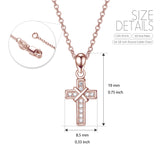 Rose Gold Plating Necklace 925 Sterling Silver Men Accessory Necklace
