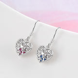 Love Cage Earrings Beautiful Ball Cage Pendant Earrings Silver Design