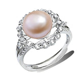 Latest Pearl Ring Design For Ladies Customized Fashion Women