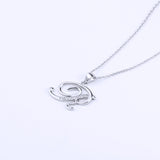 925 Sterling Silver Fashion Jewelry Woman Accessories Pendant Letter R