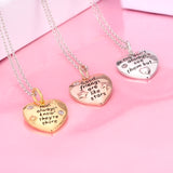 Girl Friends Necklace Good Friends Are Like Stars Heart Loving Necklace
