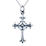Religious Cross Necklace Wholesale 925 Sterling Silver Necklace