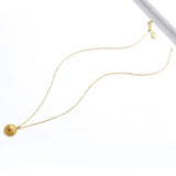 S925 Sterling Silver Awn Star Necklace Gold-plated Zircon Necklace