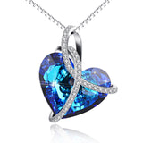 Handmade Sliver Design Necklace Jewelry Heart Shaped Necklace