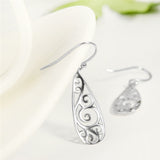 Pattern Hollow Earrings Design Wholesale Silver 925 Female Jewelry