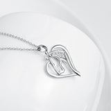 Custom Women Necklaces Jewelry Fashion Heart Chain Necklace