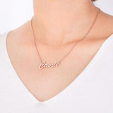 Personalized Classic Name Necklace 925 Sterling Silver