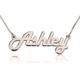 Personalized Sterling  Silver Simple Tiny Name Necklace Adjustable 16”-20”